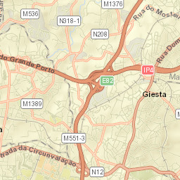 São Mamede de Infesta Street Map