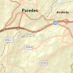 Castelões de Cepeda Street Map