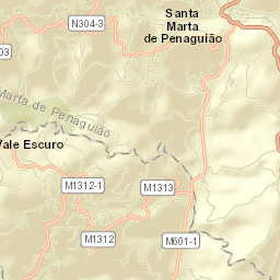 Santa Marta de Penaguião Street Map