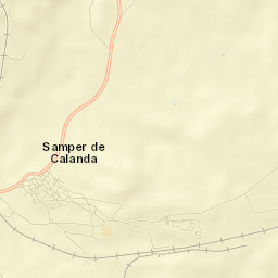 Samper de Calanda Street Map
