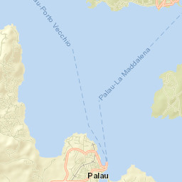 Palau Street Map