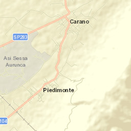 Carano Street Map