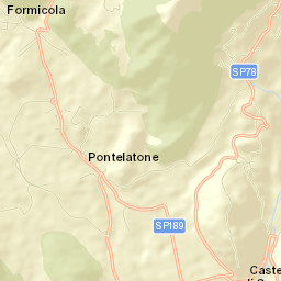 Castel di Sasso Street Map