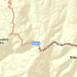 Montecalvo Irpino Street Map