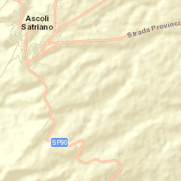 Ascoli Satriano Street Map