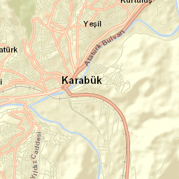 Karabük Street Map