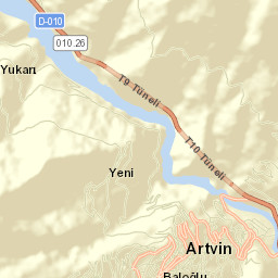 Artvin Street Map