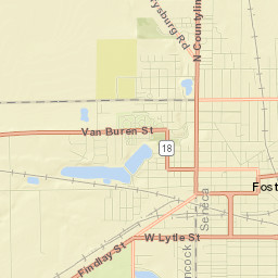 Fostoria Street Map