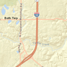 Montrose-Ghent Street Map