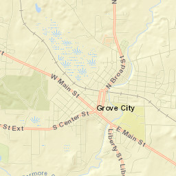 Grove City Street Map