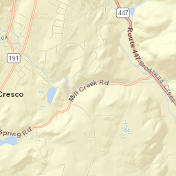Mountainhome Street Map