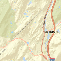 Sloatsburg Street Map
