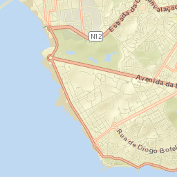 Foz do Douro Street Map