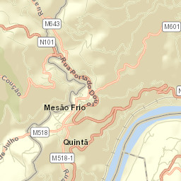 Mesão Frio Street Map