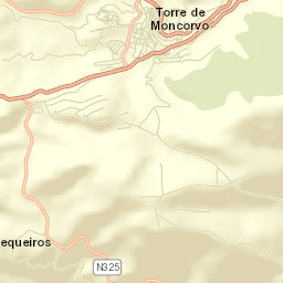 Torre de Moncorvo Street Map