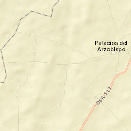 Palacios del Arzobispo Street Map