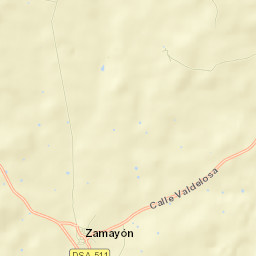 Zamayón Street Map