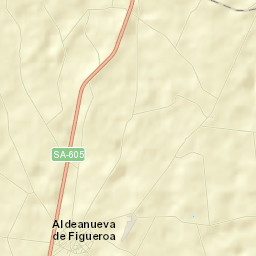 Aldeanueva de Figueroa Street Map
