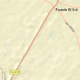 Fuente el Sol Street Map
