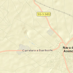 Nava de la Asunción Street Map