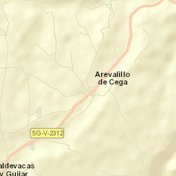 Arevalillo de Cega Street Map