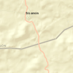 Sisamón Street Map