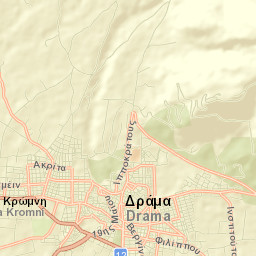 Dráma Street Map