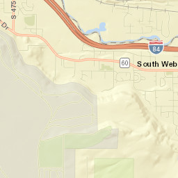 7271-7333 South 1375 East, South Weber Street Map