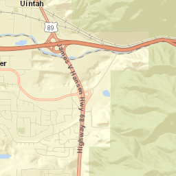 Uintah Street Map