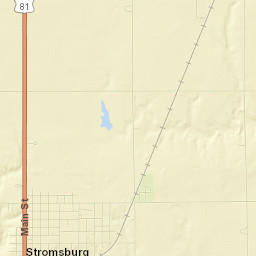 Stromsburg Street Map