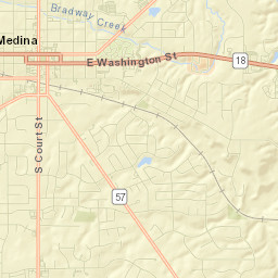 Medina Street Map