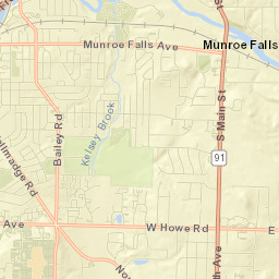 Munroe Falls Street Map