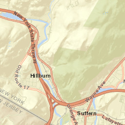 Suffern Street Map