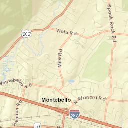 Montebello Street Map