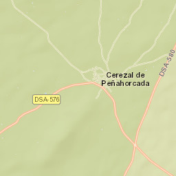 Cerezal de Peñahorcada Street Map