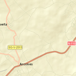 Arcones Street Map