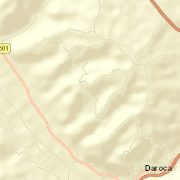 Daroca Street Map