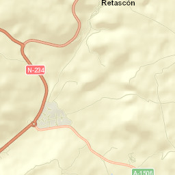 Retascón Street Map