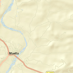 Maella Street Map