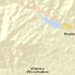 Riudecanyes Street Map