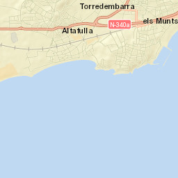 Torredembarra Street Map