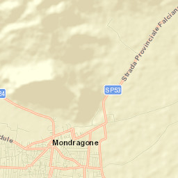 Mondragone Street Map