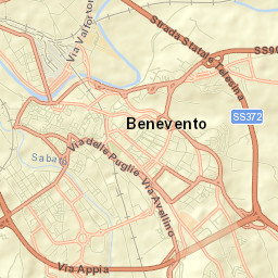 Benevento Street Map