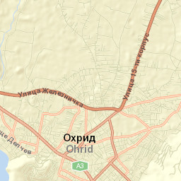 Ohrid Street Map