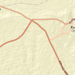 Choristí Street Map