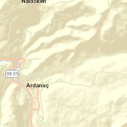 Ardanuç Street Map