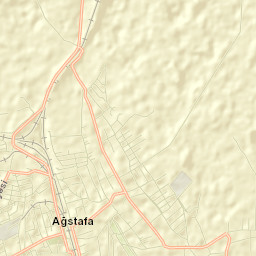Aghstafa Street Map
