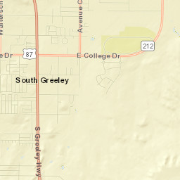 South Greeley Street Map