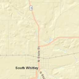 South Whitley Street Map