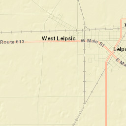 Leipsic Street Map